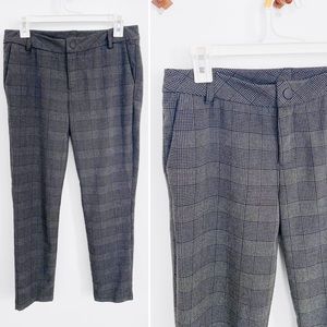 Kut From The Kloth Grey Plaid Classic Trousers Size 4